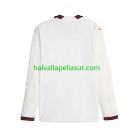 Jalkapallo Pelipaidat/Peliasut Manchester City Vieraspaita 2023-2024 Pitkähihainen